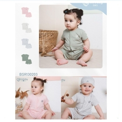 BU Baby Bộ ngắn tay cài giữa xuân hè cho bé sơ sinh từ 1 đến  12 tháng - BU Siro BSR130202  | Bu Baby Chính Hãng