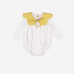 BU Baby Set Body kèm yếm cổ hoa bé gái Mimo cho bé sơ sinh từ 0 đến 12 tháng - GMC503100 | Bu Baby Chính Hãng