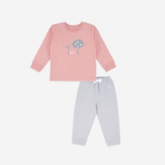 BU Baby Bộ quần áo dài tay cổ tròn - Terry BBC110404 | Bu Baby Chính Hãng