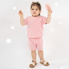 BU Baby Tổng hợp dài tay, ngắn tay cài vai sợi tre mềm mại, thoải mái cho các bé từ 12 tháng đến 5 tuổi
