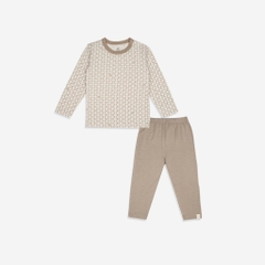 BU Baby Bộ dài tay cài vai Iconic cho bé từ 12 tháng đến 5 tuổi chất vải sợi tre - Bambus BBB1101NS | Quần áo chính hãng