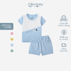 BU Baby (6M-4Y) Bộ ngắn tay cài vai BU Candie - BBC130101 - Quần áo BU Baby Chính Hãng