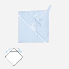 BU Baby Chăn Ủ cho bé chất liệu Sợi Tre Đan Mạch ABC081701 - mềm mịn, thiết kế có mũ ấm áp | Phụ kiện BUbaby chính hãng