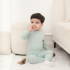 BU Baby Bộ quần áo dài tay cao cổ Bu Baby cho bé chất liệu sợi gỗ sồi - Molist BMD110903 | Quần áo Bu Baby chính hãng