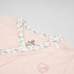 BU Baby (0-9M) Bộ ngắn tay cài chéo Iconic sợi tre co giãn thoải mái - Bu Baby sơ sinh - Quần áo Bu Baby BBB1308NS