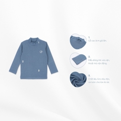 BU Baby Áo giữ nhiệt dài tay cổ 3cm giữ ấm cho bé - Siro BSR310900 | Bu Baby Chính Hãng