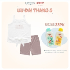 BU Baby Bộ quần áo 2 dây cho bé gái Muda từ 12 tháng đến 5 tuổi - Kyomi BBC1531MD | Quần áo chính hãng