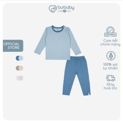 BU Baby Bộ dài tay cài vai Iconic cho bé từ 12 tháng đến 5 tuổi chất vải sợi tre - Bambus BBB1101NS | Quần áo chính hãng