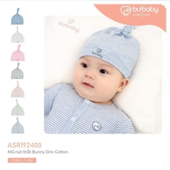 BU Baby Mũ Sơ Sinh cho bé đáng yêu chất liệu Siro Cotton ASR192400 | Phụ kiện BU Baby chính hãng