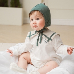 BU Baby Set Body kèm yếm cổ hải quân bé trai Mimo cho bé sơ sinh từ 1 đến 12 tháng - GMC503200 | Quần áo chính hãng