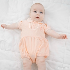 (1-12M) Body chip ngắn tay cổ Polo cho bé gai Bubaby Ponie - BPN230301 | Quần áo BU Baby chính hãng