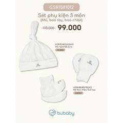 Set phụ kiện Bubaby cho bé trai bé gái | Phụ kiện BU Baby chính hãng