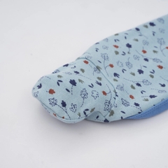 (0M-9M) Body dài tay cài giữa Leafly - Bubaby Pure Cotton BCT210200 | Quần áo BU Baby chính hãng