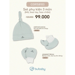 Set phụ kiện Bubaby cho bé trai bé gái | Phụ kiện BU Baby chính hãng