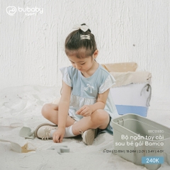 (6M-5Y) Bộ ngắn tay cài sau , áo 2 dây + Quần đùi Bamco cho bé gái - BBC1310BG BBC153101 | Quần áo BU Baby chính hãng