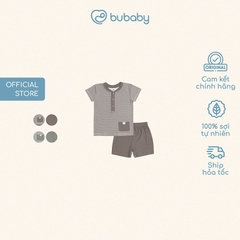 (12M-5Y) Bộ ngắn tay cổ trụ Siro BSR130304 | Quần áo BU Baby chính hãng
