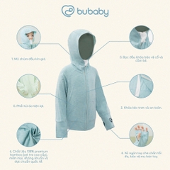(12M-5Y) Áo khoác chống nắng có mũ 4S BBB306501 BBB306500 | Quần áo BU Baby chính hãng