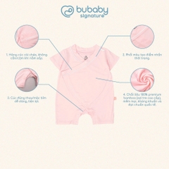 (1M-12M) Body đùi ngắn tay cài chéo, cài giữa Bambus bé trai bé gái BBB230803 BBB230205 BBB230206 | Quần áo chính hãng