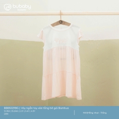 (12M-5Y) Váy ngắn tay xòe tầng bé gái Bambus - BBB5329BG | Quần áo BU Baby chính hãng