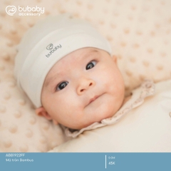 Mũ sơ sinh cho bé - Mũ tròn ASR19S300 ABB192200 ASR192200 ABB1922NS - Bu baby sơ sinh - Mũ sơ sinh BuBaby