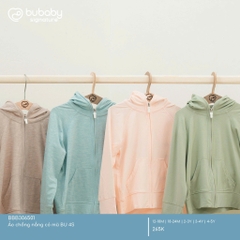 (12M-5Y) Áo khoác chống nắng có mũ 4S BBB306501 BBB306500 | Quần áo BU Baby chính hãng