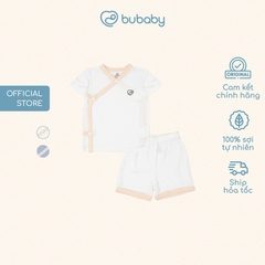 (1M-9M) Bộ quần áo ngắn tay cài chéo Siro - BSR130804 | Quần áo BU Baby chính hãng