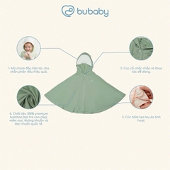 (6M-5Y) Áo choàng đa năng có mũ Bambus BBB311700 | Quần áo BU Baby chính hãng