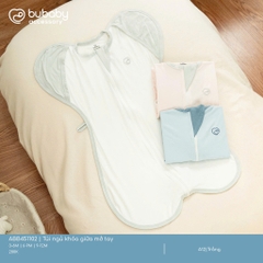 (3M-12M) Túi ngủ khóa giữa mở tay Chất vải sợi tre BU Bambus siêu mềm mại và an toàn - ABB451102