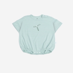 (1M-12M) Body chip ngắn tay cài vai Cotton Slub Dona - BCT230103 | Quần áo BU Baby chính hãng