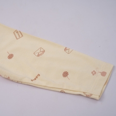 (3M-12M) Body dài tay cài vai Bambus - BBB210100 | Quần áo BU Baby chính hãng