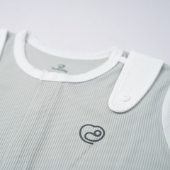 (1M-12M) Body đùi ngắn tay cài giữa Bé trai Bé gái - BSR230203 BSR230200 BSR230204 | Quần áo BU Baby chính hãng