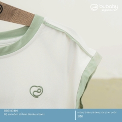 (6M-5Y) Bộ sát nách cổ tròn bambus Gami - BBB140406 | Quần áo bu chính hãng