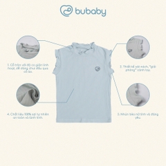 (6M-5Y) Áo ngắn tay bèo cổ cho bé BU Siro - BSR333300 | BU Baby Chính hãng