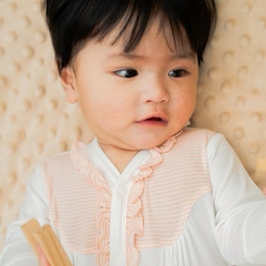 (NB-3M) Body dài tay cài giữa Siro - BSR210203 - BSR210204 | Quần áo BU Baby chính hãng