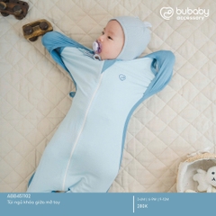 (3M-12M) Túi ngủ khóa giữa mở tay Chất vải sợi tre BU Bambus siêu mềm mại và an toàn - ABB451102