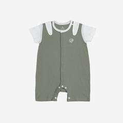 (1M-12M) Body đùi ngắn tay cài giữa Bé trai Bé gái - BSR230203 BSR230200 BSR230204 | Quần áo BU Baby chính hãng