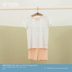 (6M - 5Y)Bộ ngắn tay cô tròn bé gái Gami cho bé BBB1304BG| Quần áo BU Baby chính hãng