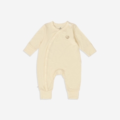 (NB-3M) Body dài tay cài chéo bao tay chân lật Bambus - BBB210803 BBB210805 | Quần áo chính hãng BU Baby