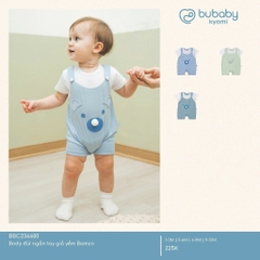 (1M-12M) Body đùi ngắn tay giả yếm Bamco - BBC236600 | Quần áo BU Baby chính hãng