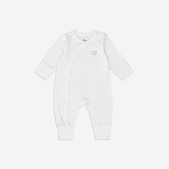 (NB-3M) Body dài tay cài chéo bao tay chân lật Bambus - BBB210803 BBB210805 | Quần áo chính hãng BU Baby