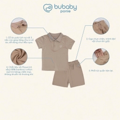 (6M-5Y) Bộ quần áo ngắn tay cổ Polo Ponie - BPN130312 BPN130313 BPN1303KK | Quần áo BU Baby chính hãng