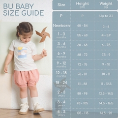 (NB-3M) Mũ Bonnet tai thỏ Siro ASR194305 | Phụ kiện BU Baby chính hãng