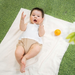 (3M-12M) Body chip sát nách cổ Polo Ponie - BPN240300 | Quần áo BU Baby chính hãng