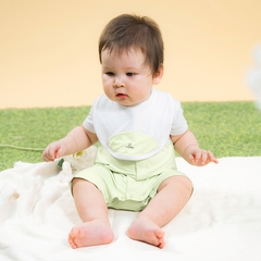 (Freesize) Yếm cài sau cổ tròn Bambus ABB012100 - ABB011003 | Phụ kiện BU Baby chính hãng