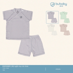 (1M-6M) Bộ ngắn tay cài chéo Siro - BSR130805 | Quần áo BU Baby chính hãng