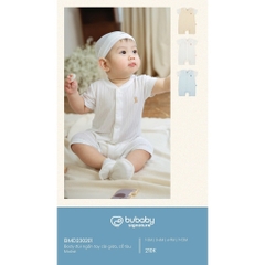 (1M-12M) Body ngắn tay cài vai, cài giữa cho bé yêu Molist - BMD230100 BMD230201| Quần áo BU Baby chính hãng