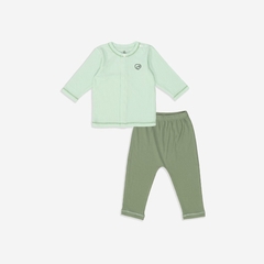 (1M-9M) Bộ dài tay cài giữa Siro - BSR110207 | Quần áo BU Baby chính hãng