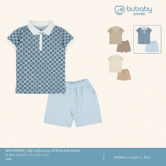 (6M-5Y) Bộ quần áo ngắn tay cổ Polo Ponie - BPN130312 BPN130313 BPN1303KK | Quần áo BU Baby chính hãng