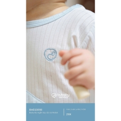 (1M-12M) Body ngắn tay cài vai, cài giữa cho bé yêu Molist - BMD230100 BMD230201| Quần áo BU Baby chính hãng
