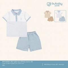 (6M-5Y) Bộ quần áo ngắn tay cổ Polo Ponie - BPN130312 BPN130313 BPN1303KK | Quần áo BU Baby chính hãng